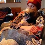 Laura Vandervoort Instagram - 🎉🥰🎉🎂 Frankie. Franklin. Bubs. Baby girl. Peanut. Franks. It’s your (approximate) birthday today. It’s your ‘Got You Day.’ 10 years ago today, @frankie_blueeyes looked up at me from an adoption rescue day in Los Angeles through @lhasahappyhomes 10 years ago we locked eyes. You were the loudest dog there. I asked if I could pick you up. When I did, you snuggled in and stopped barking &I knew it was you I’d been looking for. You made sure you got my attention (and you still do this) and I immediately asked if I could take you home that day. I wasn’t letting you out of my sight again. I was told they found you downtown Los Angeles under a bus stop. Your hair was matted to your face and overgrown. I wondered who could ever let you go. Your human eyes and your spunky personality. But it didn’t matter, because you found your way home. We have been through ALL of the ups and downs together. Traveled all over. You’ve been on movie sets, airplanes and more. You have been my constant companion. My joy. My baby girl. The vet said you were about 2 years old the day I brought you home, so today… you’re (about) 12! Wow, 12! You still have so much spunk and personality. You pee like a male dog & have the confidence of a Rottweiler. You bark at squirrels (and have caught 2 which made me panic but they got away 🤣.) You love to just sit in the yard and stare at the sky. You’ve made my life a thousand times better being in it. Taught me how to care for another living creature and how to be a little more patient. You’re my soul-dog. I’d do literally anything for you. My main goal in buying my first home was purely so that you would have a yard to sit in and stare at squirrels and birds, and you do. 🥰 Thank you for choosing me to be your Momma. Happy Birthday to the bestest girl. I love you with all my heart.