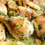Laura Vitale Instagram – The BESTTTTT Lemon garlic roasted chicken and potatoes EVERRRR!! Run to Laura in the kitchen to watch the full video and grab the recipe!