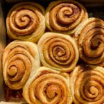 Laura Vitale Instagram – It’s officially fall yall and you know starting the first day of fall with cinnamon rolls is a decade long tradition in this house! My cinnamon rolls really are something spectacular and so easy!!! I mean listen it’s 63 degrees outside, raining and so gray, it’s practically begging for you to make a batch of these, put on some cozy movies and forget your other responsibilities for the day. You got my permission! Recipe on my site and linked in stories!