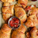 Laura Vitale Instagram – These are so good yall you have to make them!! Easy fast and cheap (nonna would have a field day with that one😂😂) just make them, everyone in your house will love them!! Sub any cooked protein for the peperoni (crumbled sausage for me please!!) or any veg of choice! So good!!