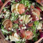 Laura Vitale Instagram – I always love adding some kind of salad or mixed greens to my table no matter what the meal is but I suppose it’s especially on big heavy meals that I need the break of something that provides crunch, freshness and brightness so a salad to me is just a must have. You can go really easy and mix a few different types of greens, add some sherry vinegar, good oil and salt and that’s surely to be enough but I do have a soft spot in my ❤️ for my fall salad. It’s scrumptious and so good and lately I’ve been adding candied pecans and crispy quinoa to it and it’s made it next level!! I’ll link the recipe directly in stories for ya but it’s also on my site! #lvturkeyday2023