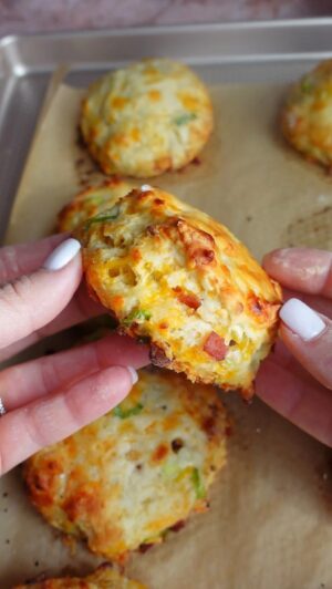 Laura Vitale Instagram - These are a must have!!! Comment BISCUITS (no character after ) and I’ll dm you the recipe directly because yall NEED to make these!!! They are sensational and also make for the most epic breakfast sandwich (my sister said after having a breakfast sandwich on these she’s ruined for all other breakfast sandwiches 😂😂) so just trust me, they are to die for!!!!!