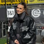 Laura Wontorra Instagram - in Luxus Jacke 😜