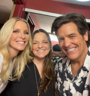 Lauralee Bell Instagram - I work with @triciacast and @therealmichaeldamian separately today in the anniversary episode but next week we are together again! 
The #3musketeers 
Thanks for the clip inspiration 
@danny_cricket_fan