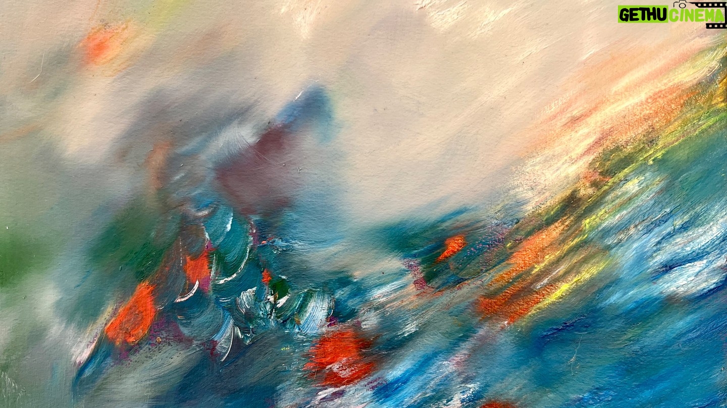 Laurel Holloman Instagram - A Liminal Space 9 by 12 inches oil on paper.... See You in Barcelona November 24th @fiabarcelona @museumaritim contact @claudinegilgallery for sales. ...... half the show has already pre-sold. #art #artist #painter #interiors #artistsoninstagram