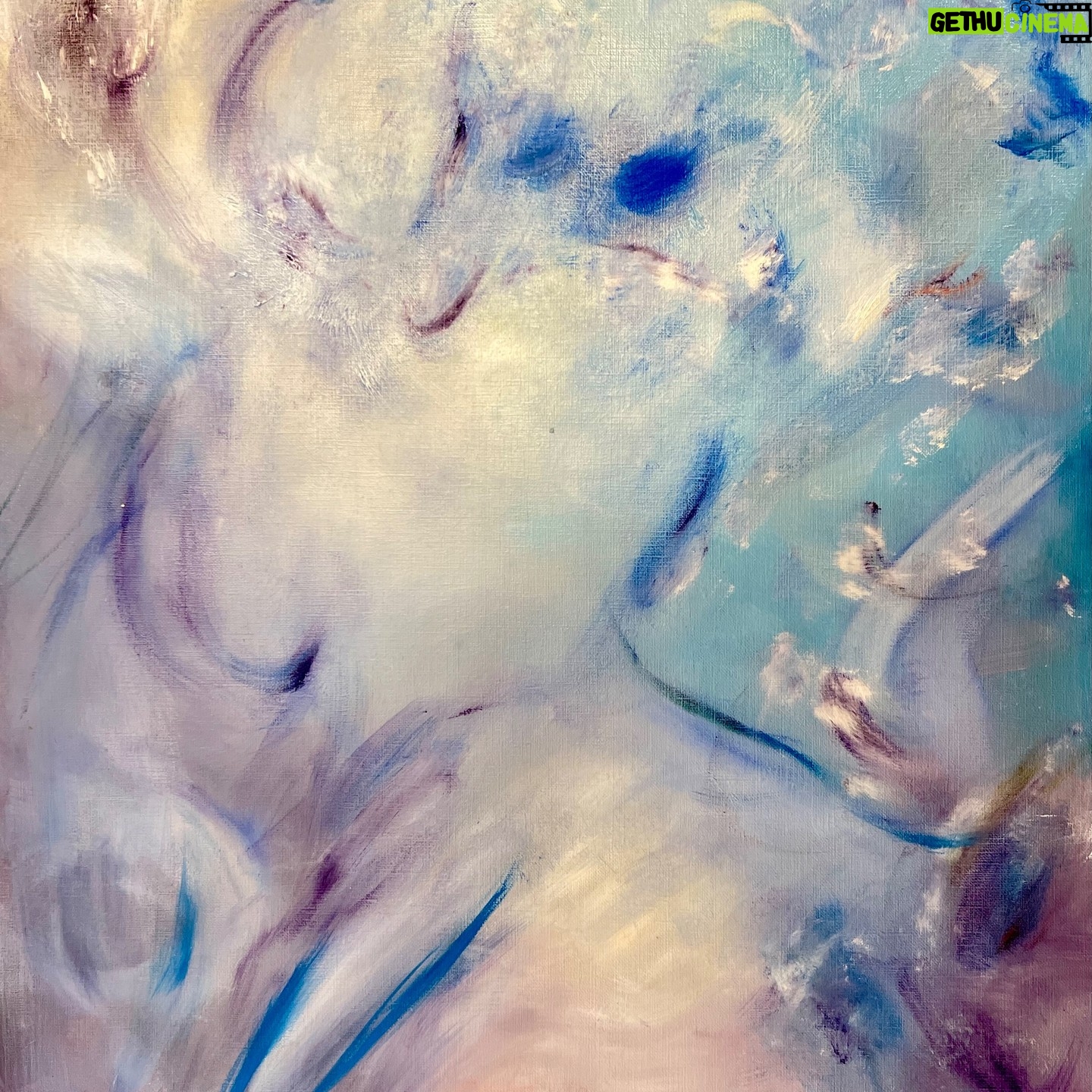 Laurel Holloman Instagram - The Diviner. 20 by 16 oil on paper See You in Barcelona November 24th @fiabarcelona @museumaritim contact @claudinegilgallery for sales. If you are interest over half the show has already pre-sold. #art #artist #painter #interiors #artistsoninstagram