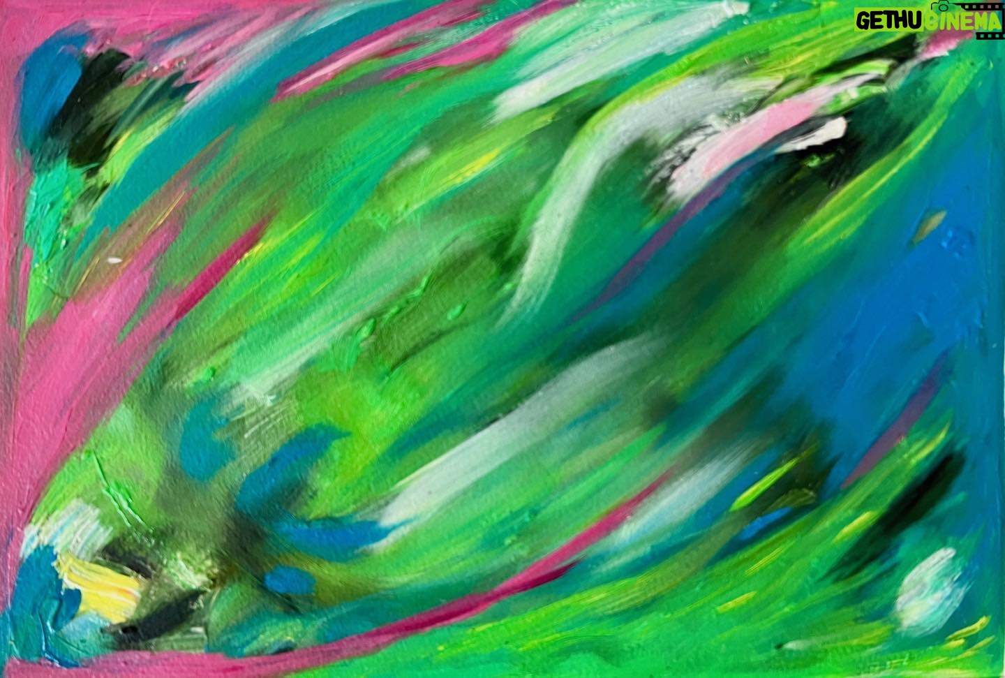 Laurel Holloman Instagram - 12 by 16. Oil on paper. This is a study for a larger mural. @museumaritim @fiabarcelona @claudinegilgallery #art #abstractart #oilonpaper