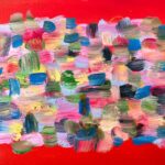 Laurel Holloman Instagram - Red, Black and Blue Study for a mural 9 by 12 inches @fiabarcelona @museumaritim @claudinegilgallery @artsy #red #artist