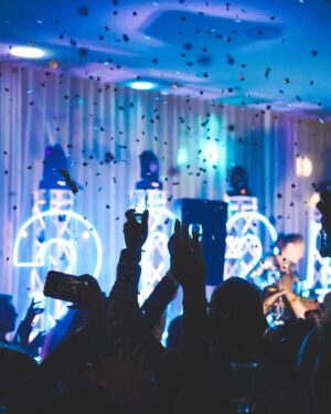 Lauren C. Mayhew Instagram - Ended the year on a Haya note with our Glamorous Grooves with DJ @lolomayhew party 🪩🥂

A big THANK YOU to our incredible vendors 🫶

Music:
@lolomayhew 
@titoalonsosoto 
@djmarkanthony 

Staging, lighting, & sound tech: 
@themusicbureau 

Dancers: @vybdance 

Contortionist, acro duo, & characters: @aerialdragons 

Decor: @posyexchange 

Liquor sponsor: @brugal1888rum

#hotelhaya #yborcity #tampaevents #tampaflorida #tampanightlife #newyearseve