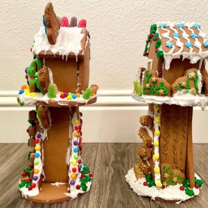 Lauren Lopez Instagram - It is time!
Please vote for the house that is most pleasing and beautiful to you. For the house on the LEFT (IN THE PICS!) say “Twinkly lil twirlies” (or 🌀) and for the house on the RIGHT say “Sneaky Lil Sisssters” (or 👺)and I need this by EOD thanks.

PS: Please enjoy a small taste of the E! True Hollywood Story behind the making of these pieces! Full vid avail on my thingy! Bye