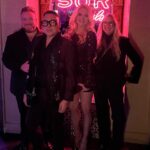 Lauren Ash Instagram - Saturday night I celebrated the #emmys with the @mptf night before party! (Shout out to our own pre-party at @surrules IYKYK) Hair @guiniushair Makeup @aaronpaulbeauty Dress @itsnbd Shoes @jessicasimpson Earrings @ettika Clutch vintage Check out slide 3 for a mini #Superstore reunion and slide 8 for the latest in the #hotnesshotmess series