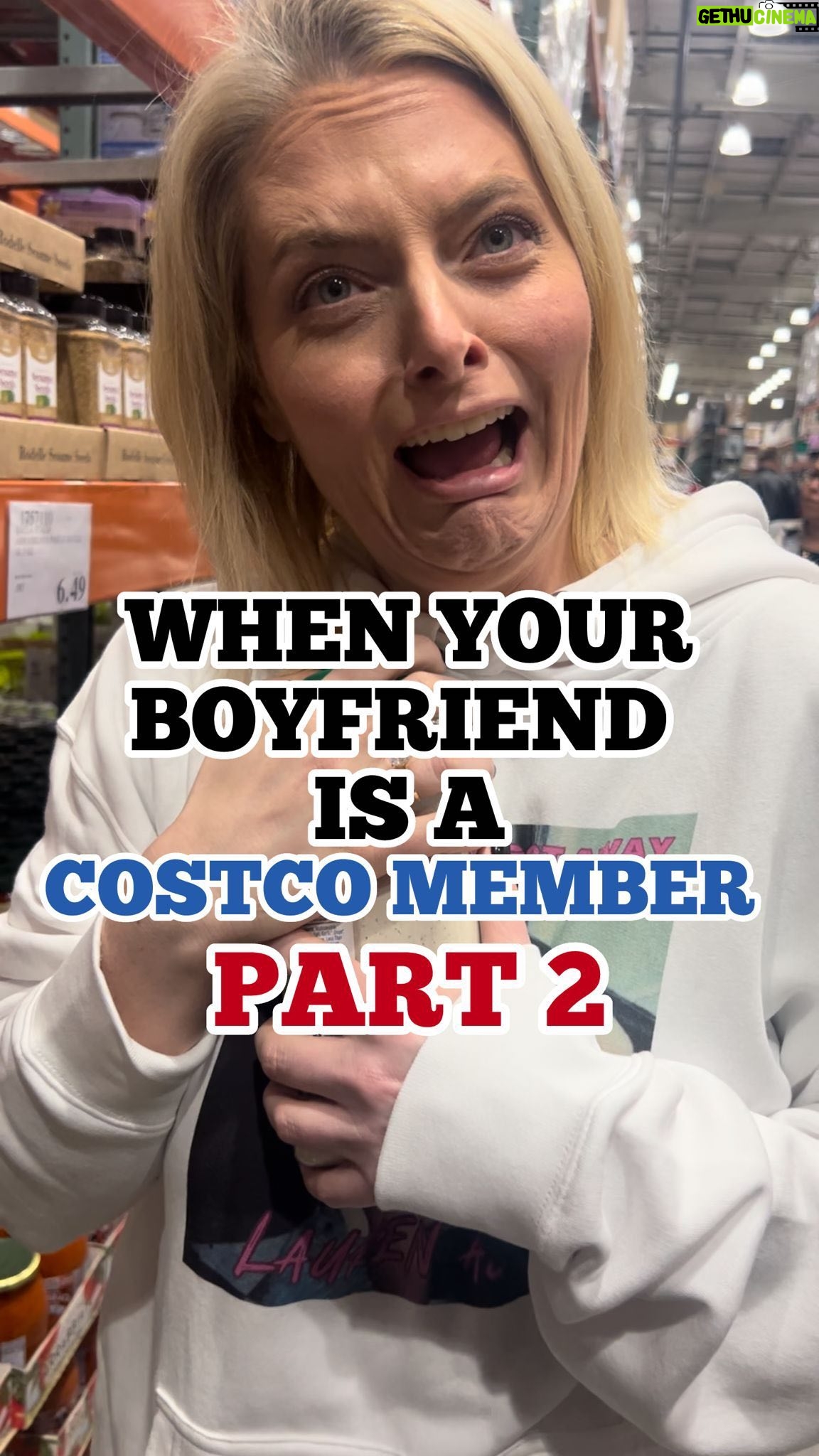 Lauren Ash Instagram - PART 2 of our #Costco adventure! #couples #comedy #gooddeal #Superstore