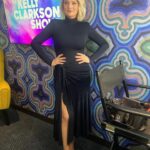 Lauren Ash Instagram – Did you catch me on @kellyclarksonshow last week? Talking my music, my podcast @truecrimeandcocktails and more??

Makeup @killahcamz 
Hair @paulwarrenhair 

Dress @cinqasept 
Shoes @stevemadden 
Earrings @ettika 
Rings @vraiofficial @stoneandstrand