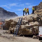 Lauren Boebert Instagram - I-70 Update: The biggest boulder is demolished! I-70 westbound was closed temporarily for that but is now reopen. The plan is to reopen eastbound I-70 tonight. Shoutout to @coloradodot staff and @govofco for swift action and keeping us updated (The Gov even texted pictures)!