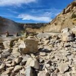 Lauren Boebert Instagram - I-70 Update: The biggest boulder is demolished! I-70 westbound was closed temporarily for that but is now reopen. The plan is to reopen eastbound I-70 tonight. Shoutout to @coloradodot staff and @govofco for swift action and keeping us updated (The Gov even texted pictures)!