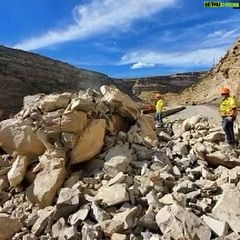 Lauren Boebert Instagram - I-70 Update: The biggest boulder is demolished! I-70 westbound was closed temporarily for that but is now reopen. The plan is to reopen eastbound I-70 tonight. Shoutout to @coloradodot staff and @govofco for swift action and keeping us updated (The Gov even texted pictures)!