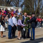 Lauren Boebert Instagram - Honored to join Windsor Mayor Paul Rennemeyer and his amazing family in a formal laying of the wreath ceremony at Arlington National Cemetery.