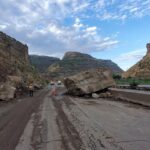 Lauren Boebert Instagram - My team and I have been in touch with CDOT and the Governor on the rockslide that closed eastbound I-70 in Debeque Canyon. Westbound I-70 is open and there is a detour for eastbound motorists. No one was hurt and no vehicles were damaged. Visit COtrip.org for more info.