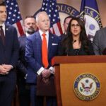 Lauren Boebert Instagram - They have tried to erase Trump from history and now the Colorado ballot. This is election interference, period. @RepMattGaetz, myself and more than 60 other Republicans stand in defense of President Trump.