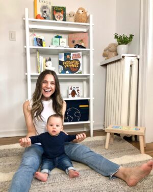 Lauren Collins Instagram - There are SO many details in Charlie’s nursery that I’m obsessed with and want to share but it all starts with @crateandkidscanada! Thank you for helping me put together this dreamboat room for our guy. #CrateKidsStyle