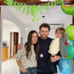Lauren Collins Instagram - Charlie turns 2 (yesterday)!!! While we couldn’t find a cake in the theme of your favourite movie, the 2007 Pixar classic Ratatouille, the day was still a success. I love you more than you love pots and pans my funny, sweet and caring monkey doodle. ❤️❤️❤️🧑🏼‍🍳🦖🥳❤️❤️❤️