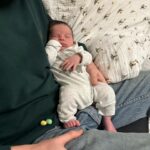Lauren Collins Instagram – A Bris, a BBQ and all our Guncles . A month and a day with Leo 🧡