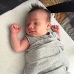 Lauren Collins Instagram – A Bris, a BBQ and all our Guncles . A month and a day with Leo 🧡