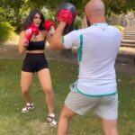 Lauren Cruz Instagram - Quand tu t’entraînes avec l’un des meilleurs tu peux que devenir bonne 🔥quel est votre sport préféré ?❤️