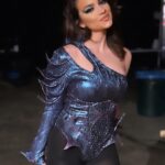 Lauren LaVera Instagram - 💜💙 Cunty Creature from the Black Lagoon 💙💜 I was SO excited when I was invited to guest judge on Dragula. One of my first thoughts was, “shit, wtf am I gonna wear?!” The Boulets always look sooo deadly, so making an effort on my look was the least I could do. Being the cool, calm, and collected adult I am, I panicked and reached out to the only person I knew could help: @olgaturka. Olga introduced me to her genius friend Xtian, who’s responsible for the sickening look you see here. Wearing Specimen 003 “Into The Abyss” collection (bodysuit and gloves) designed by @xtiandemedici for @ladygaga Yes, you read that right. The queen herself. And trust me, I couldn’t shut up about it on set. I guess you could say I was gaga for the look. 🤭 Wardrobe styled by my beautiful friend @olgaturka 🩵💙💜 And I had the absolute pleasure to kiki with and have my hair and makeup done by ✨ @larrytraevon ✨ Thank you for making my face snatched! 🩵 I may not be as talented at assembling a look as the monsters this season are, but I am lucky enough to know talented people who can make me look good. Thank you all so much. 💜💙🩵