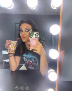 Lauren LaVera Instagram - 💜💙 Cunty Creature from the Black Lagoon 💙💜 I was SO excited when I was invited to guest judge on Dragula. One of my first thoughts was, “shit, wtf am I gonna wear?!” The Boulets always look sooo deadly, so making an effort on my look was the least I could do. Being the cool, calm, and collected adult I am, I panicked and reached out to the only person I knew could help: @olgaturka. Olga introduced me to her genius friend Xtian, who’s responsible for the sickening look you see here. Wearing Specimen 003 “Into The Abyss” collection (bodysuit and gloves) designed by @xtiandemedici for @ladygaga Yes, you read that right. The queen herself. And trust me, I couldn’t shut up about it on set. I guess you could say I was gaga for the look. 🤭 Wardrobe styled by my beautiful friend @olgaturka 🩵💙💜 And I had the absolute pleasure to kiki with and have my hair and makeup done by ✨ @larrytraevon ✨ Thank you for making my face snatched! 🩵 I may not be as talented at assembling a look as the monsters this season are, but I am lucky enough to know talented people who can make me look good. Thank you all so much. 💜💙🩵
