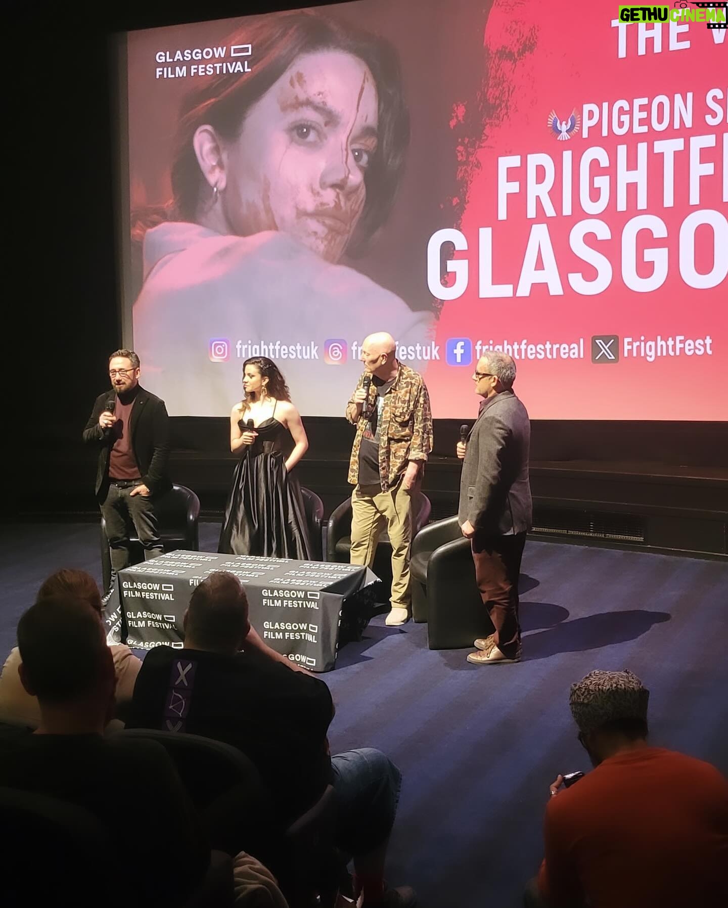Lauren LaVera Instagram - Thank you so much @glasgowfilmfest and @frightfestuk for having us and thank you to everyone who took the time to come out and watch 🖤