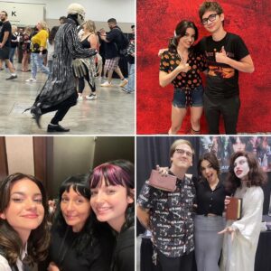 Lauren LaVera Instagram - What a crazy, beautiful, exhausting, spooky, fun, busy, amazing month! A con every week is a LOT but having all you lovely people come out to visit me made it truly incredible.  Thank you for the chats, gifts, artwork, tattoos, hugs, smiles, and memories. 

See you again sooooon 👻🎃😈🕸️🦇🌙🔮🤡🗡️🪽