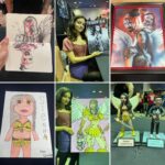 Lauren LaVera Instagram - What a crazy, beautiful, exhausting, spooky, fun, busy, amazing month! A con every week is a LOT but having all you lovely people come out to visit me made it truly incredible. Thank you for the chats, gifts, artwork, tattoos, hugs, smiles, and memories. See you again sooooon 👻🎃😈🕸️🦇🌙🔮🤡🗡️🪽