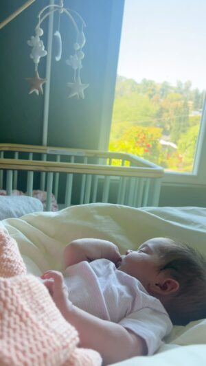 Lauren Lapkus Instagram - Just a few days ago we welcomed our new baby and became a family of four. This is Gigi! 🥹🩷
