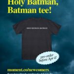 Lauren Lapkus Instagram - Holy livestream exclusive t-shirt, Batman!! 🤓 Get our first ever piece of Newcomers merch! Only available when you buy tickets to the March 28 finale livestream at moment.co/newcomers!