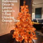 Lauren Lapkus Instagram - 🎃💀👻🎃💀👻🎃 Repost @thestrategist: "Each fall, @laurenlapkus puts up an orange plastic 'Christmas' tree with built-in white lights and decks it out with Halloween-themed ornaments," writes Sarah Turcotte, who heard Lapkus describe her yearly tradition on an episode of the podcast Bitch Sesh. "As someone for whom the holidays can’t start early enough, I was inspired. Why should indoor decorative trees be confined to the Christmas season? Three weeks later, a seven-foot orange tree was bewildering my two young sons in our Brooklyn apartment and I was calling Lapkus to learn more about her festive autumn philosophy." Find all the details — including where to get the tree — at the link in our bio. Photo: @laurenlapkus