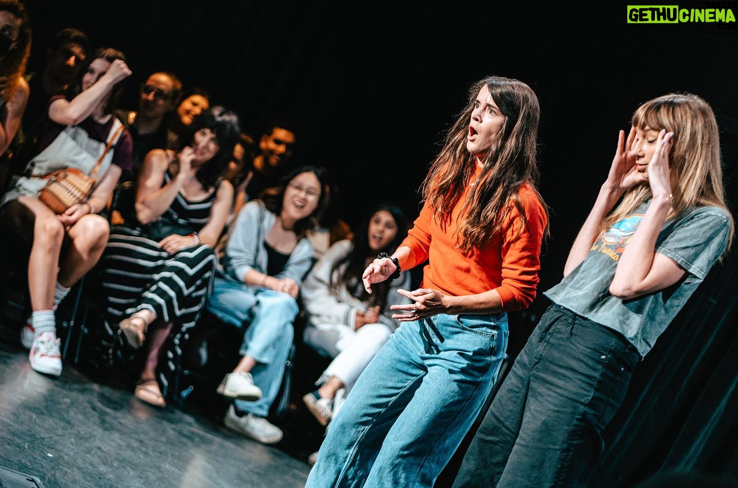 Lauren Lapkus Instagram - ASSSSCAT is back!! And we had the best guest monologist to kick it all off, Will Ferrell!! Saturdays and some Sundays at UCB β see you at the next one π come laugh with us! π Pics by @jill.petracek!