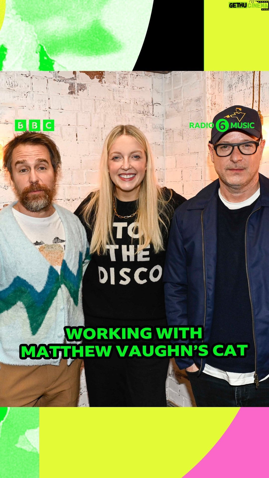 Lauren Laverne Instagram - ‘All cats behave like they’re famous’ 🐱 Matthew Vaughn and Sam Rockwell joined Lauren to chat about their new film Argylle, which also stars Matthew’s cat, Chip. Listen to the full interview on @bbcsounds