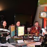 Lauren Laverne Instagram - Last broadcast of the year with team @bbc6music and @thestaves who honestly could have brought 50% of what they gave to the session and would have knocked our socks off. A magnificent end to the year. Wishing everyone who starts the day with us a very Merry Christmas and a happy New Year! Thank you so much for listening, texting and sharing your mornings with us! 🎄