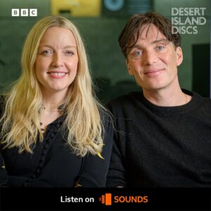 Lauren Laverne Instagram - Our latest castaway to the desert island is Cillian Murphy.

The Oppenheimer and Peaky Blinders star shares the soundtrack of his life with @laurenlaverne 

Desert Island Discs | Listen on BBC Sounds