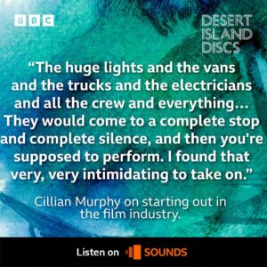 Lauren Laverne Instagram - Our latest castaway to the desert island is Cillian Murphy.

The Oppenheimer and Peaky Blinders star shares the soundtrack of his life with @laurenlaverne 

Desert Island Discs | Listen on BBC Sounds