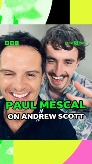 Lauren Laverne Instagram - This friendship! 💚

Paul Mescal dropped by to chat about his new film with Andrew Scott, All Of Us Strangers.

Listen now on @bbcsounds
