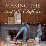 Lauren Liess Instagram - our beloved seashell fireplace… it almost made us stay!!! 🌊 I get into the details of the project in my newly released book, Beach Life: Home, Heart & the Sea. ✌️