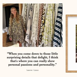 Lauren Liess Instagram - Details matter, especially when it comes to Mother’s Day 💐 We’ve partnered with celebrated interior designer, Lauren Liess, to bring an extra special, personalized touch to your gift. Starting today, you can add our limited-edition magnolia paper backing to any custom frame (on us!). Head to the link in our bio to start framing the gift that’ll make mom’s day.