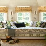 Lauren Liess Instagram - “Princess and the Pea” window seat 🌿 {photo by @helennorman of that time we decorated a room for the DC Design House charity event 13-14 years ago} Everything had to be removable and there was shut off hvac under the cushions so the bottom two were carved out around it. This was the first ever project we worked on with Mike from @carrmichaelconstruction who offered his services for free and we’ve been working together ever since!