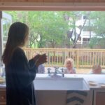 Lauren Liess Instagram - One of my favorite things at @thelostcottage is the big ol’ pass-through window and bar in the kitchen. This place is tiny but we packed every square inch with function fun. CANNOT WAIT for my new book (BEACH LIFE) to come out so I can finally share it all with you!!! {and the cottage is officially in the market today!! Here we go onto the next chapter 🤍🌊}