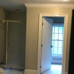 Lauren Liess Instagram - Crisp clean bathroom makeover {swipe to the end for the before where you can see we had a closet -with a window in it!- removed to make room for the tub and to get more natural light in the bathroom} I love fixing floor plans and making things make sense in a house! 🤍 Happy Friday and heads up- most of our LL&Co. apothecary shop is on S A L E up to 50% off right now!! | designed by us | renovation by @carrmichaelconstruction | photos by @helennorman