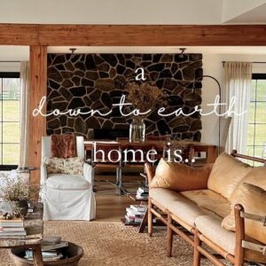 Lauren Liess Instagram - a down to earth home is… {an excerpt from my book, DOWN TO EARTH} 🤎

Though this house is only temporary, our people, pups, and things came with us and it embodies an easy, down to earth way of life we’ve come to love so much. Form   function, timeless pieces, natural materials, a strong indoor connection, and an emphasis on people over perfect are all part of creating of a down to earth home. I delve deep into lots more of it in my book & would love to know- what’s a down to earth home to you?

 {feel free to use this audio and make a video and share your own “down to earth” home. Tag so I can share 🤎} 

Sharing sources from my product collections: patterned pillows throughout are Lauren Liess Textiles @laurenliessandco | sofa is the “lady”  LL x @taylorkingfurniture | living room rug is the “willow” LL x @rugs_usa | kitchen cabinetry is the Arcadia from LL @uniquekitchensandbaths | girls’ bedroom lamp is the “chanterelle” LL X @troylighting | puppy room light is also LL X @rugs_usa | dining room light is LL x @troylighting