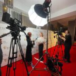 Lauren Lyle Instagram - 3 planes and a nightshoot later and she made it to the @baftascotland awards. Thank you so much @bafta for having me! An absolutely gorgeous night and honour presenting Best Actor with my partner in crime (fighting) @chrisapjenks. Thank you to @studiocanal for letting me get on a flight 3 hours after we finished the final scene of a movie in the Dominican Republic. And the army @hollyevawhite @sarahillmakeup @nafsalon @clarepearsonhair for literally painting on the energy. Magic always to stand with my @outlander_starz family, for our #VIGIL gang on the wins, and beaming to see new friends and magicians @jack.lowden @zucchiniboobeenee shine. V proud of Scotland.