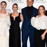 Lauren Lyle Instagram - 3 planes and a nightshoot later and she made it to the @baftascotland awards. Thank you so much @bafta for having me! An absolutely gorgeous night and honour presenting Best Actor with my partner in crime (fighting) @chrisapjenks. Thank you to @studiocanal for letting me get on a flight 3 hours after we finished the final scene of a movie in the Dominican Republic. And the army @hollyevawhite @sarahillmakeup @nafsalon @clarepearsonhair for literally painting on the energy. Magic always to stand with my @outlander_starz family, for our #VIGIL gang on the wins, and beaming to see new friends and magicians @jack.lowden @zucchiniboobeenee shine. V proud of Scotland.
